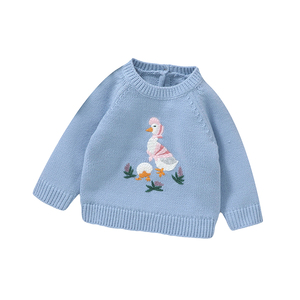 Nuevo Estilo Mimixiong Suéteres y Cárdigans <span class=keywords><strong>de</strong></span> <span class=keywords><strong>Punto</strong></span> con Lindo Patrón Bordado para Recién <span class=keywords><strong>Nacido</strong></span> Ropa para Niños - Product Image 1