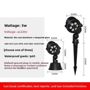 Nhà sản xuất bán buôn đèn cây <span class=keywords><strong>LED</strong></span> ngoài trời chống thấm nước bằng nhôm, điều khiển từ xa, đèn sân vườn, đạt chuẩn IP65, ánh sáng ban ngày 6000K, 180 - Product Image 6