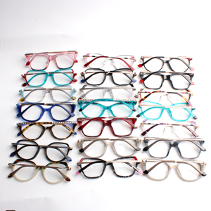 Assortiment <span class=keywords><strong>de</strong></span> montures <span class=keywords><strong>de</strong></span> lunettes <span class=keywords><strong>de</strong></span> <span class=keywords><strong>vue</strong></span> prêtes à l'emploi en acétate laminé, à prix abordable - Product Image 6