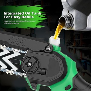 Tronçonneuse sans fil professionnelle 6 pouces 20V, outils électriques DIY pour la coupe du bois, alimentation par batterie CS-150T, tronçonneuse sans fil 6 pouces CS-150 - Product Image 3