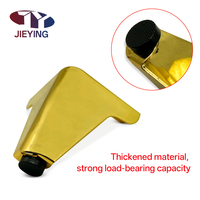 JIEYING Metall-Möbelzubehör Sofabeine 80mm L-förmige Ersatzfüße für Sofa Stuhl Schrank