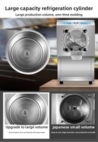 Italiaanse Desktop Hard Gelato Ijs Machine Automatische Ijslolly Maker Fruitkern Motor Component Nieuwe Zelfgemaakte Ijspoeder