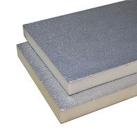 Matériaux de conduits pré-isolés, panneaux d'isolation en polyuréthane, panneaux de plafond en aluminium de 20 à 25 mm, panneaux composites, plaques de mousse rigide