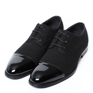 Zapatos de lona con patchwork, transpirables, informales y formales para hombre, último estilo. Zapatos de novio para hombre. - Product Image 2
