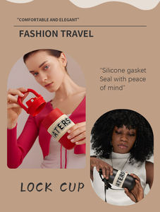 Stainless steel 304 Portable water bottle with brace 300ml 400ml <b>insulated</b> vacuum Travel Office coffee <b>cup</b> - Product Image 6