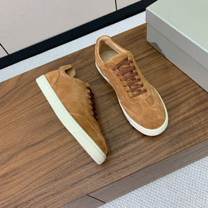 Nuevos Zapatos Casuales de Gamuza Estilo Oxford Retro para Hombre 2025, Diseño con Cordones para un Estilo Diario sin Esfuerzo, Verano y Otoño - Product Image 3