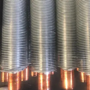 Troca de calor usa tubo de aço extrusado tubo de cobre com tubo de alumínio acabado