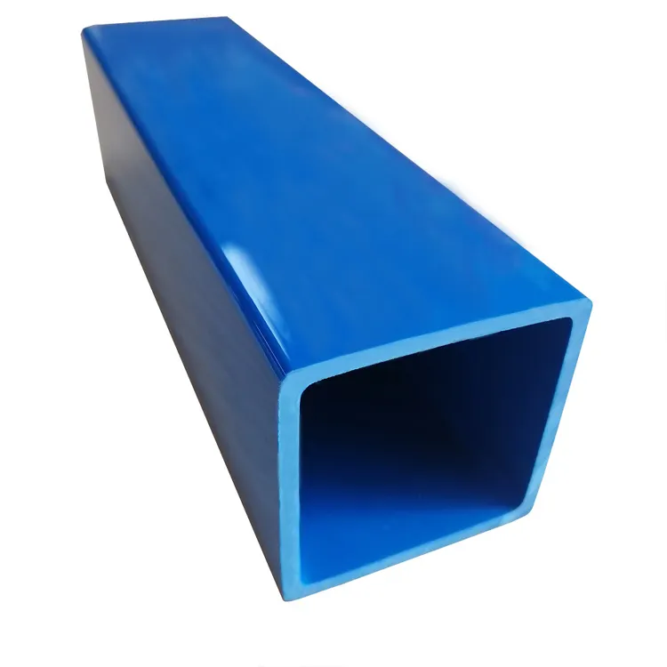 Precio de fábrica Tubo rectangular de PVC 25mm 50mm 70mm 90mm 100mm OD Tubos y accesorios de PVC de grado para muebles Tubos de PVC SCH40