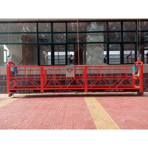 Factory Directly ZLP800 Aluminum Electric <strong>Scaffolding</strong> Rope Suspended <strong>Platform</strong> for the Building <strong>Facade</strong> Cleaning - Product Image 1