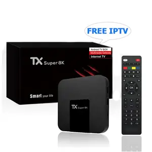 Cheapest Brazil IP TV Set-top Box Android 11 tx super 8k 4K smart internet streaming video tvbox Wholesale OTT Factory Price