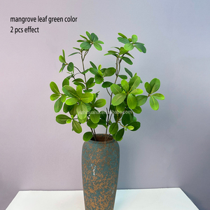 Nhân Tạo Bất Cảm Ứng Gốc Ficus Lá Màu Xanh Lá Cây Cây Chi Nhánh Lá Cây Cây Mộc Lan Cây Cây Cho Cây Trang Trí Nội Thất - Product Image 2