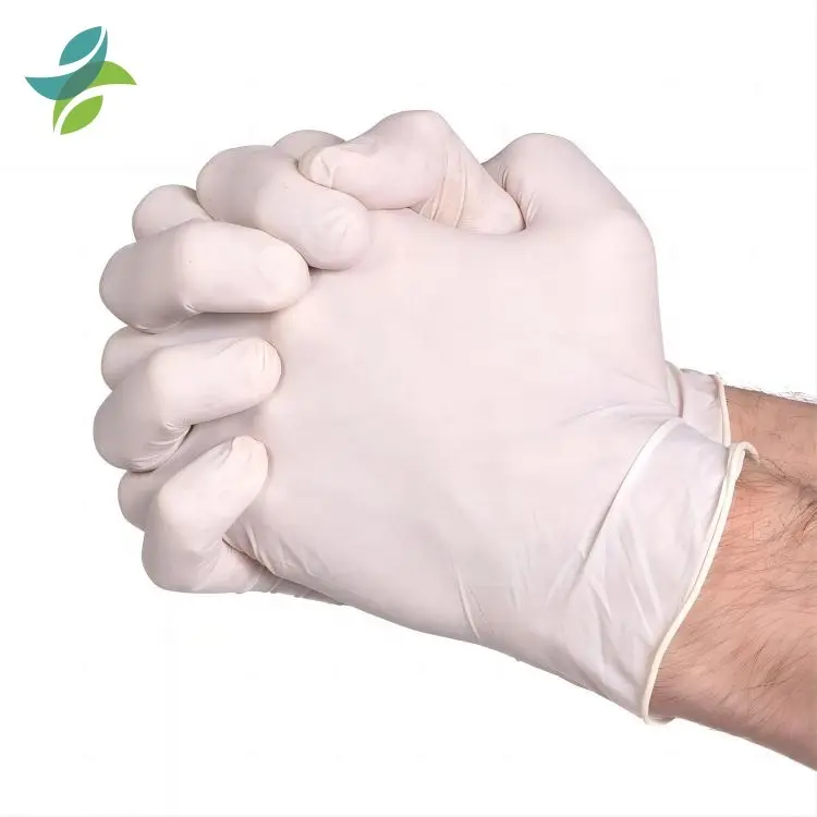 Venta caliente de fábrica GMC guantes de látex sin polvo Uso de nitrilo detectable guantes de látex desechables al por mayor