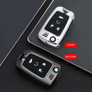 Funda Protectora para Llaves de Coche de Aleación de Zinc y Gel de Sílice para Buick Old LaCrosse Años 06 07 <span class=keywords><strong>08</strong></span>, con Anillo para Llaves y Llavero - Product Image 6
