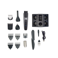 Kit de toilettage professionnel 12-en-1 : Tondeuse à cheveux pour barbe, nez, oreilles et corps – Fabricant OEM, marque privée