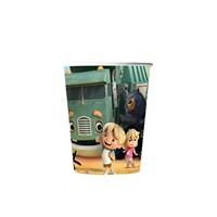 En stock : Ensemble de vaisselle camion poubelle, fournitures pour fête d'anniversaire, gobelets en papier, assiettes, serviettes