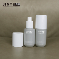Flacon pulvérisateur à brume fine en PET gris, forme capsule, 60 ml, 100 ml, à paroi épaisse, luxe, nouvelle collection, vente chaude, emballage plastique personnalisé