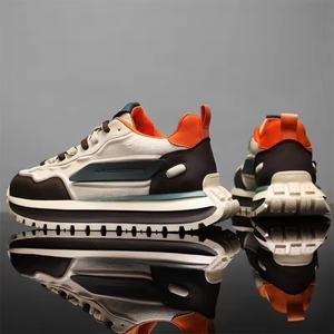 Zapatillas Casuales de Cuero Genuino para Hombre, Estilo Skateboard, Antideslizantes, Desodorantes, con Amortiguación - Product Image 2