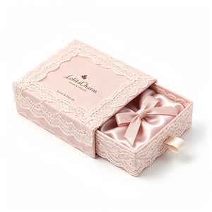 Boîte à tiroir rigide personnalisée avec doublure souple, boîte en carton coulissante polyvalente pour bijoux, articles divers, papeterie et petites pièces - Product Image 1