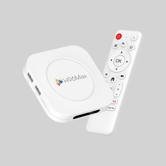H96 Max M1 Plus Android 14 TV Box Rockchip RK3528 4GB RAM WiFi6 8K Decoding 4K Streaming Smart TV Box