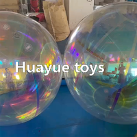 HUAYUE Attrayant Fashional Coloré Miroir Ballon Décoration Gonflable Suspendu Grandes Boules