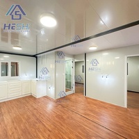 Yerel Standartlar 40Ft 20Ft Prefabrik Genişletilebilir Konteyner Ev 1 2 3 4 5 Yatak Odalı Modern Mutfaklı Mobil Ev Kabin
