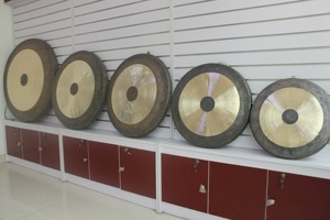 32 "cina bronzo antico strumento musicale a percussione Chau Gong per il bagno di Gong con battitore - Product Image 4