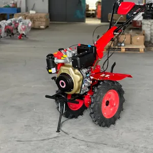 FSH Power 13HP Diesel Kama 192F Rotary Cultivator Min Tiller diesel engine power tiller Walking Tractor