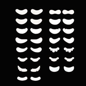 Parches de Silicona <span class=keywords><strong>para</strong></span> Ojos con Queratina de Colores Lavables, Parches de Crema <span class=keywords><strong>para</strong></span> Ojos con Esencia <span class=keywords><strong>para</strong></span> Prevenir la Evaporación de Nutrientes - Product Image 3