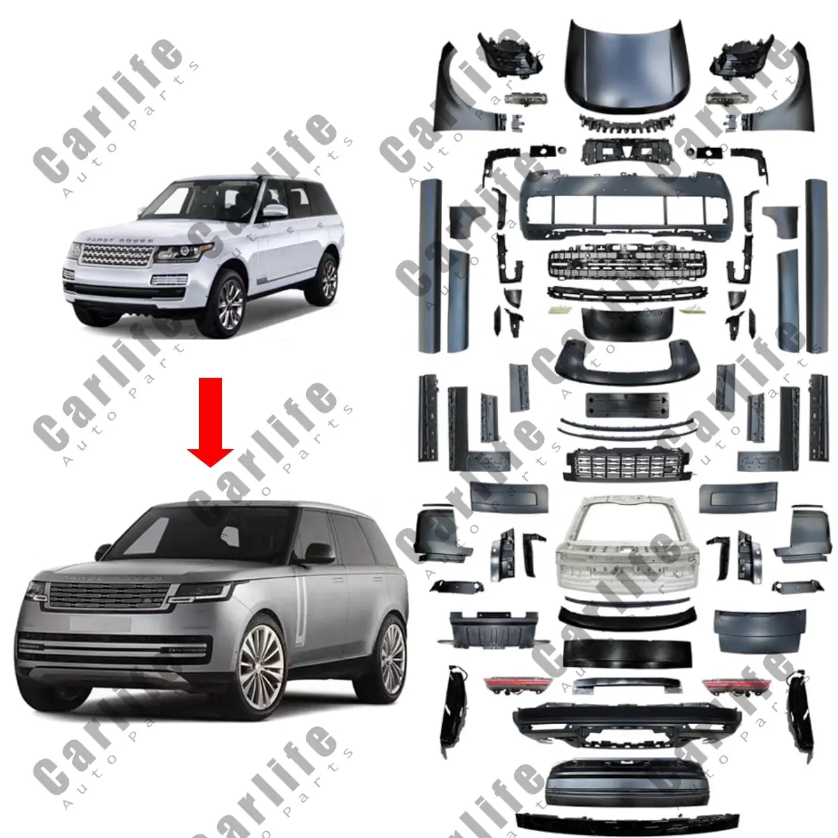 Carrosseriekits Voor Landrover Range Rover Vogue L405 2013 2014 2015 2016 2017 Jaar Gewijzigd In 2023 Nieuwe Model