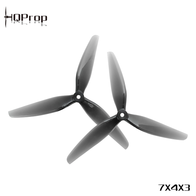 HQProp 7 Inch FPV Propellers Polycarbonate Material (2CW+2CCW) 7X4X3 / 7.5X3X3 / 7.5X3.7X3, Drone Accessories