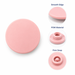 Boutons-<span class=keywords><strong>pression</strong></span> en POM pour tissus, attaches pour vêtements d'enfants, textiles, articles pour bébés, bavoirs, grenouillères et bodys - Product Image 3