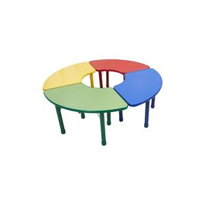Juegos de mesa ignífugos ajustables listos para la escuela, muebles educativos para la escuela, mesa de estudio colorida para niños - Product Image 5