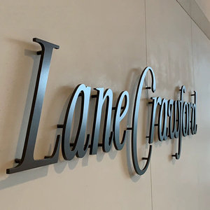 Letrero Kelly Personalizado, Letras Metálicas 3D Grandes, Logotipo de Pared, Letreros 3D para Exteriores al por Mayor, para Publicidad y Decoración de Hoteles y Centros Comerciales - Product Image 1