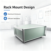 Boîtier de commande en alliage d'aluminium avec protection IP54 et trous de ventilation, coffret électrique industriel pour l'automatisation, marque Bxkt