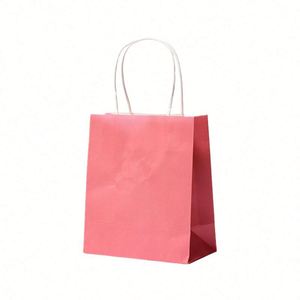 Eco-Friendly Custom Printed Brown Kraft Paper Shopping <b>Bags</b> Biodegradable Folding Kraft Paper <b>Bags</b> with Handle - Product Image 4