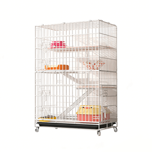 Cage pour <span class=keywords><strong>animaux</strong></span> de compagnie pliable de grande taille, de qualité supérieure, pour l'intérieur, avec plateau en plastique, design simple, montage facile, durable, vente chaude - Product Image 2