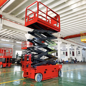 Mini plataforma de trabajo aéreo eléctrica de 4m, 6m, 10m, 14m, 16m, 18m, mesa de plataforma de elevación de tijera hidráulica autopropulsada sobre orugas - Product Image 6