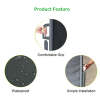 Écran pare-vent pliable et rétractable, pour l'extérieur, paroi verticale, balcon, terrasse, jardin, Patio, 1 pièce