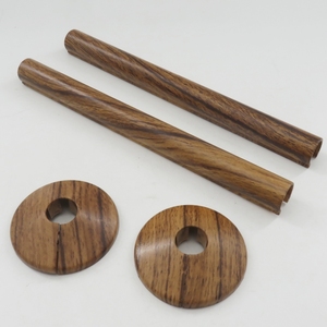 Anello Decorativo per Tubi <span class=keywords><strong>Cromato</strong></span> Effetto Legno, Copertura a Scatto per Tubi dell'Acqua, Anello Decorativo per Tubi di Riscaldamento, Copertura per Fori di Apertura - Product Image 1