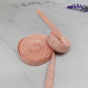 Sangle élastique rose 16 mm personnalisée, colorée, antidérapante, haute qualité, 100 % nylon, tissée à picots, pour ceintures et sous-vêtements – Prix usine - Product Image 3