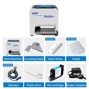 Impresora de Inyección de Tinta Estática Inteligente de Escritorio con Pantalla Táctil, Máquina de Codificación de Fecha de <span class=keywords><strong>Caducidad</strong></span>, Logotipo, Número de Lote para Latas, Botellas y Cartones - Product Image 6