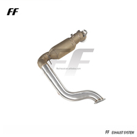 Downpipe Performa Aliran Tinggi untuk Mercedes Benz A35 AMG W177 2.0T 2025- Dengan Katalis Aksesoris Mobil Pipa