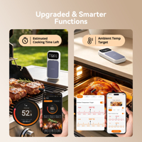 Termometer Daging Digital Wifi INKBIRD INT-31E-RW dengan Probe Temperatur Multi-sensing untuk Daging