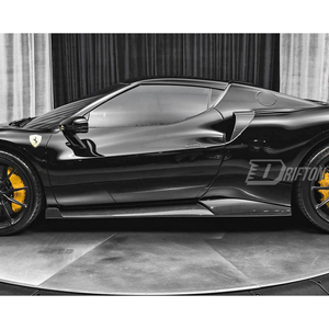 Faldones Laterales de Fibra de Carbono Estilo NOV 296 para Ferrari 296 GTB y GTS 2021-2025, Pieza de Alta Calidad, Proveedor de Fábrica - Product Image 5