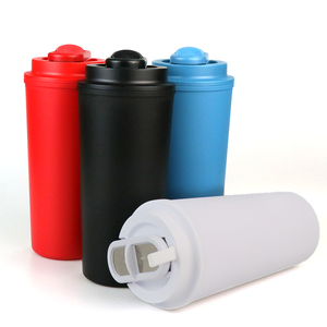 Jarra de Café de Plástico para Oficina, Vasos de Plástico Esmerilado Impresos con Tapa y Pajita, Botella de Agua de Plástico con Boquilla - Product Image 5