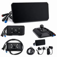 Navegador para Moto con Carplay, Pantalla Táctil de 6.1'', Android Auto Inalámbrico, Resistente al Agua IP67, TPMS Delantero/Trasero, BSD, Sensor de Luz Automático