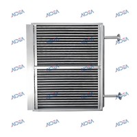 Échangeur de chaleur à vapeur en spirale en acier inoxydable industriel Aidea avec pompe, roulement et moteur pour sécheuse