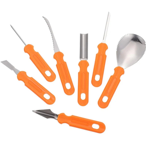Juego de tallado de calabaza de Halloween para adultos Cuchillo de metal y suministros para grabado de cocina Dropshipping ¡Bienvenido! - Product Image 1