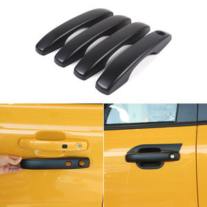Cubiertas de Manijas de Puerta en Cromo Negro Mate WZXD, Accesorios de Estilo, Molduras Exteriores para Manijas 2022 2023 - Product Image 2