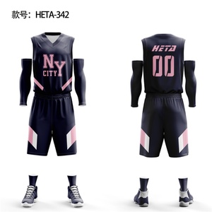 Maillot de basket-ball personnalisé de haute qualité et pas cher, ensemble de maillot de basket-ball au design classique, ensemble de maillot de basket-ball pratique, veste de sport - Product Image 2